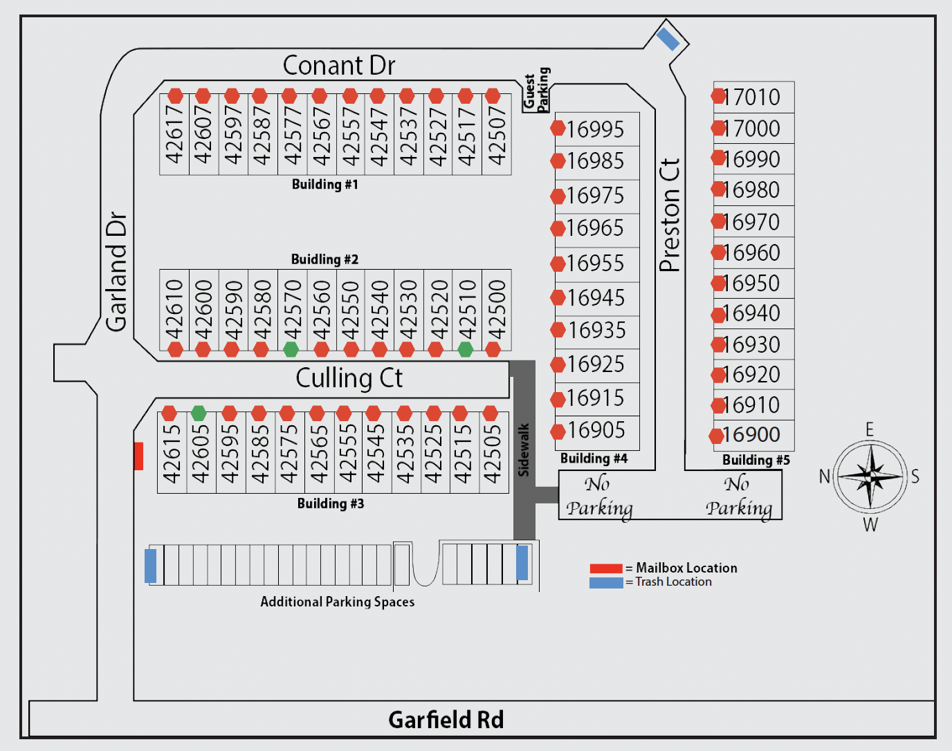 Garland Site Map