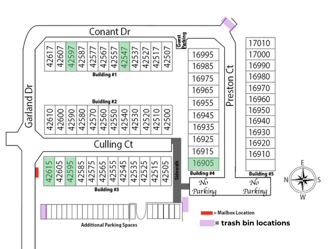 Garland Site Map